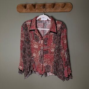 Vintage paisley blouse